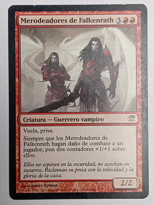 Carta Magic Merodeadores De Falkenrath [innistrad] Mtg