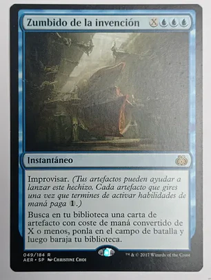Carta Magic Zumbido De La Invencion [aether Revolt] Mtg
