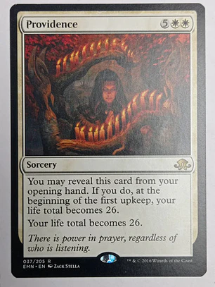 Carta Magic Providence [eldritch] Mtg
