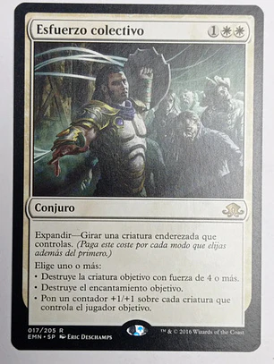 Carta Magic Esfuerzo Colectivo [eldritch] Mtg