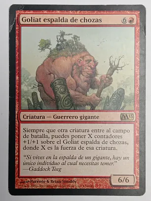 Carta Magic Goliat Espalda De Chozas [m13] Mtg