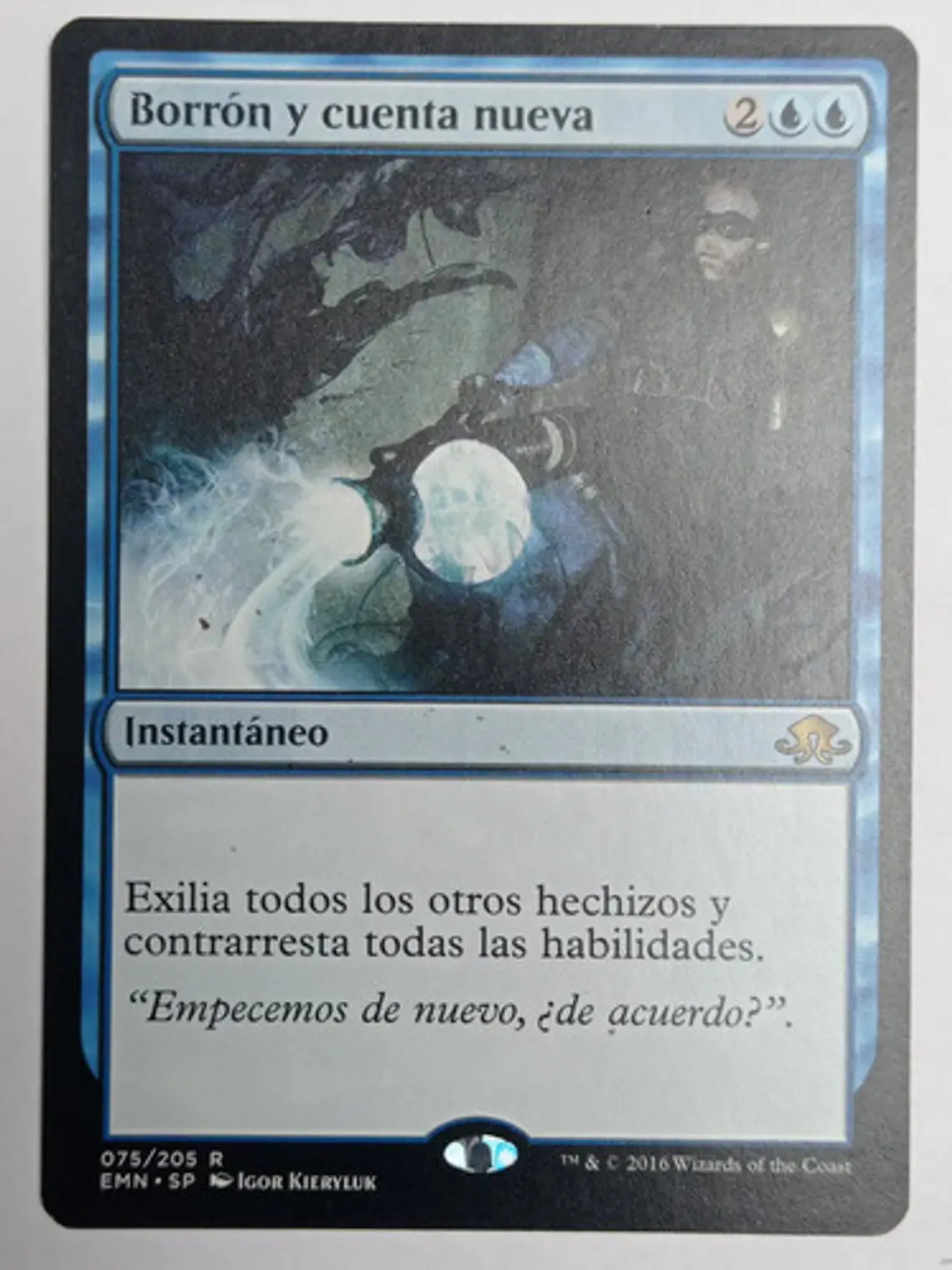 Carta Magic Borron Y Cuenta Nueva [eldritch] Mtg 1