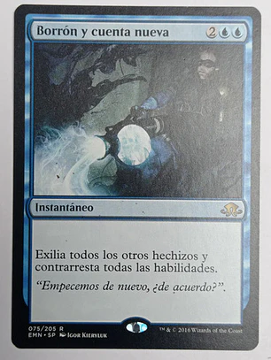 Carta Magic Borron Y Cuenta Nueva [eldritch] Mtg