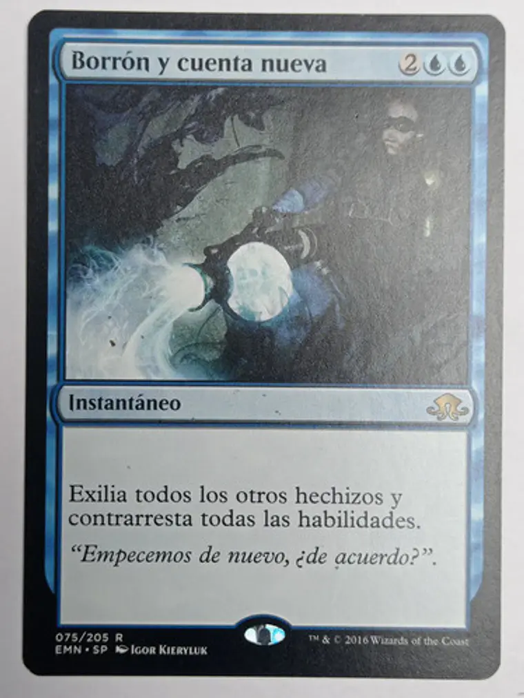 Carta Magic Borron Y Cuenta Nueva [eldritch] Mtg 1