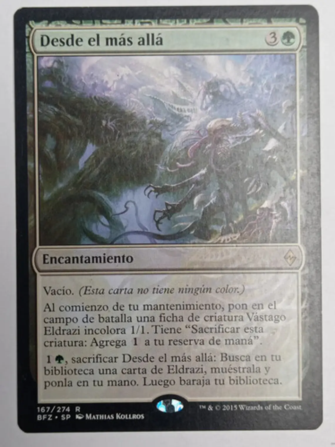 Carta Magic Desde El Mas Alla [zendikar] Mtg 1