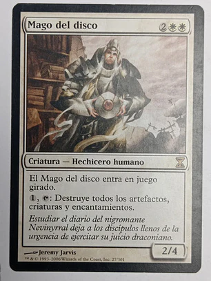 Carta Magic Mago Del Disco [time Spiral] Mtg