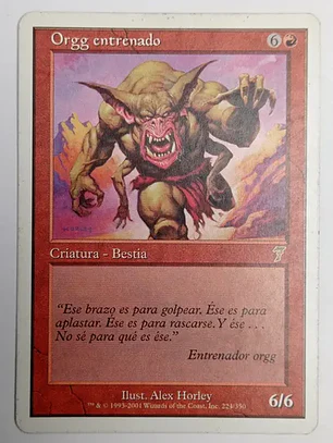 Carta Magic Orgg Entrenado [7ma] Mtg