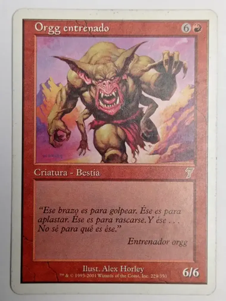 Carta Magic Orgg Entrenado [7ma] Mtg 1
