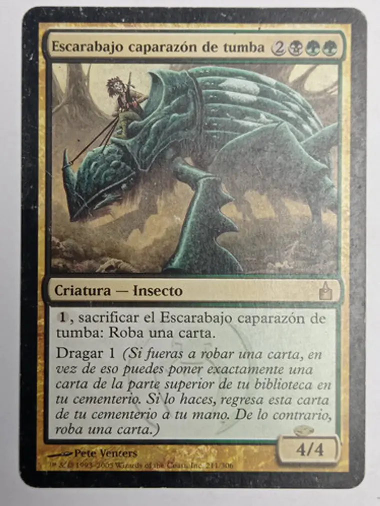 Carta Magic Escarabajo Caparazon De Tumba [ravnica] Mtg 1