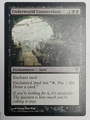 Carta Magic Underworld Connections [jace Vs Vraska] Mtg