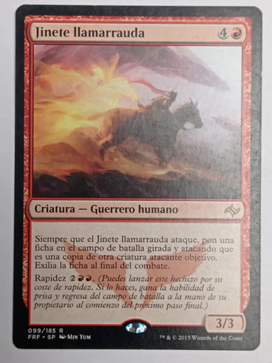 Carta Magic Jinete Llamarrauda [fate Reforged] Mtg 1
