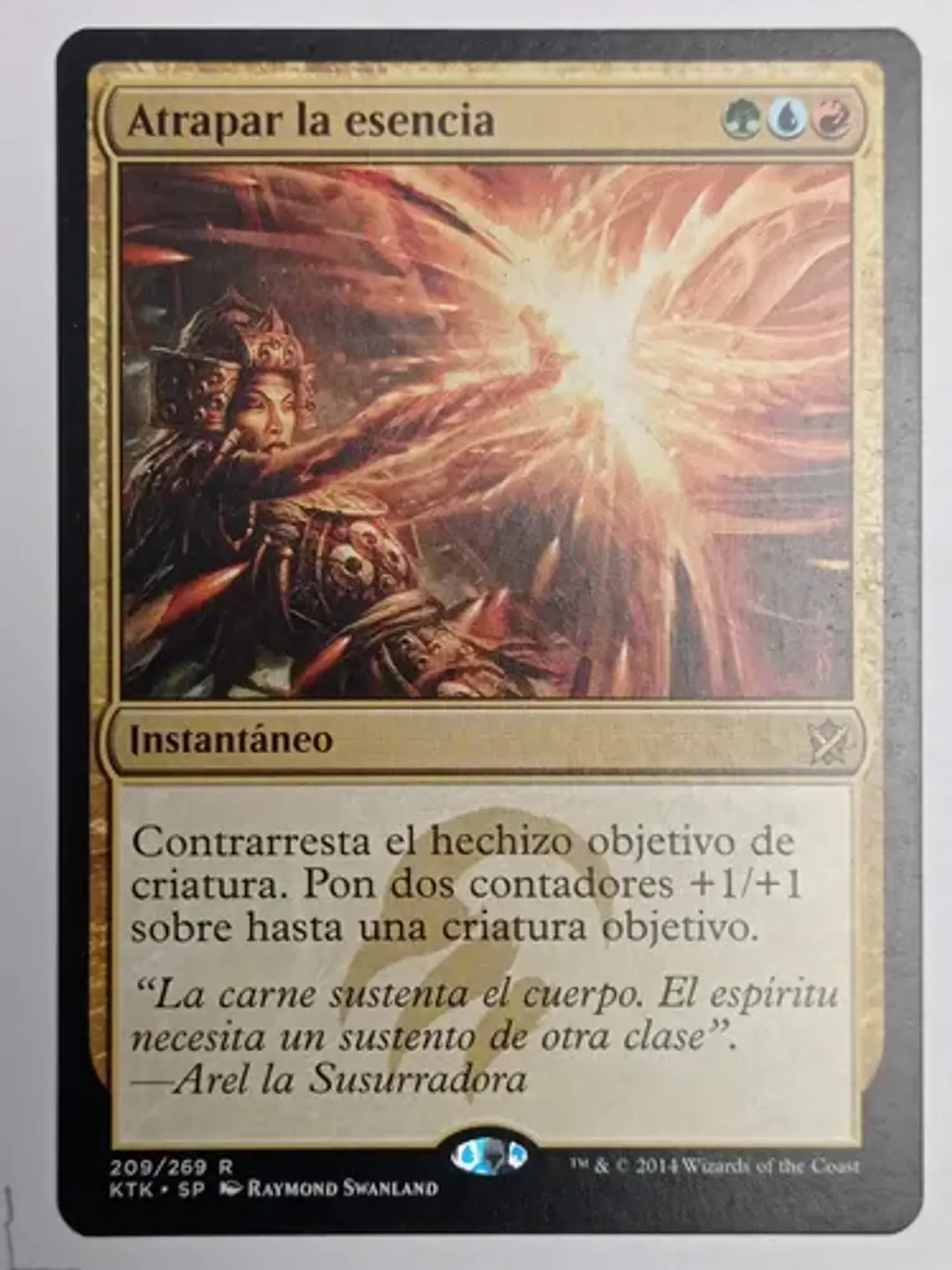 Carta Magic Atrapar La Esencia [tarkir] Mtg 1
