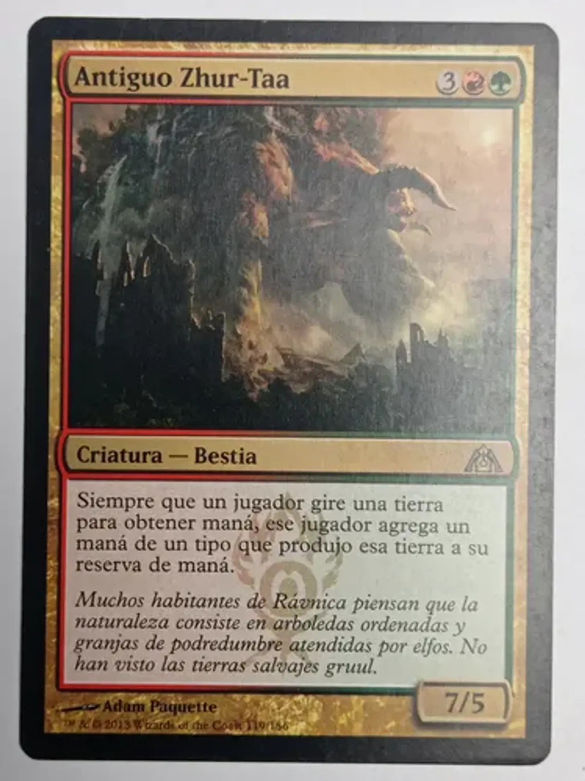 Carta Magic Antiguo Zhur-taa [dragon's Maze] Mtg 1