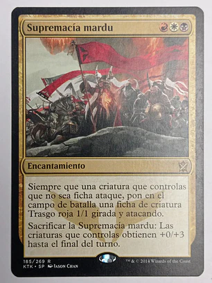 Carta Magic Supremacia Mardu [tarkir] Mtg