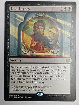 Carta Magic Lost Legacy [kaladesh] Mtg