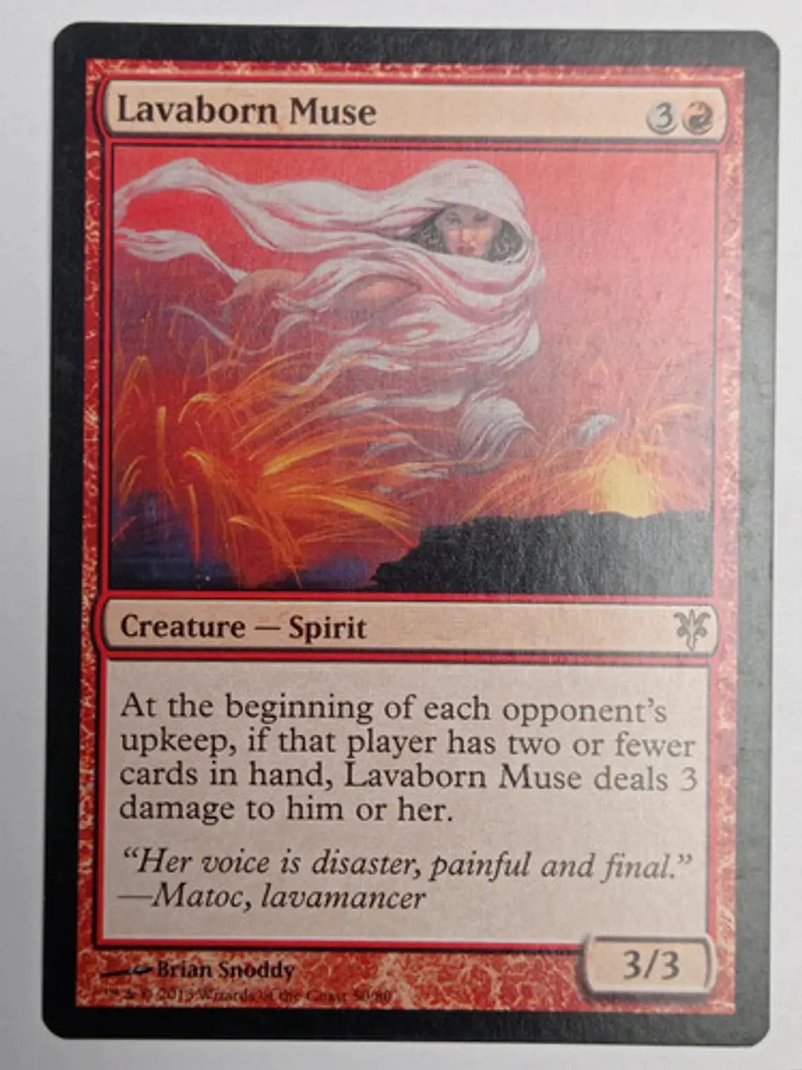 Carta Magic Lavaborn Muse  [sorin Vs Tibalt] Mtg 1
