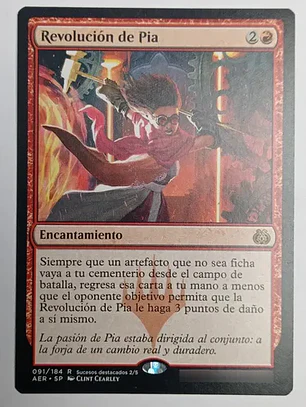 Carta Magic Revolucion De Pia [aether Revolt] Mtg
