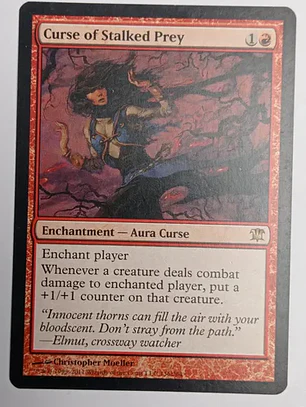 Carta Magic Curse Of Stalked Prey [innistrad] Mtg