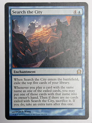Carta Magic Search The City [theros] Mtg