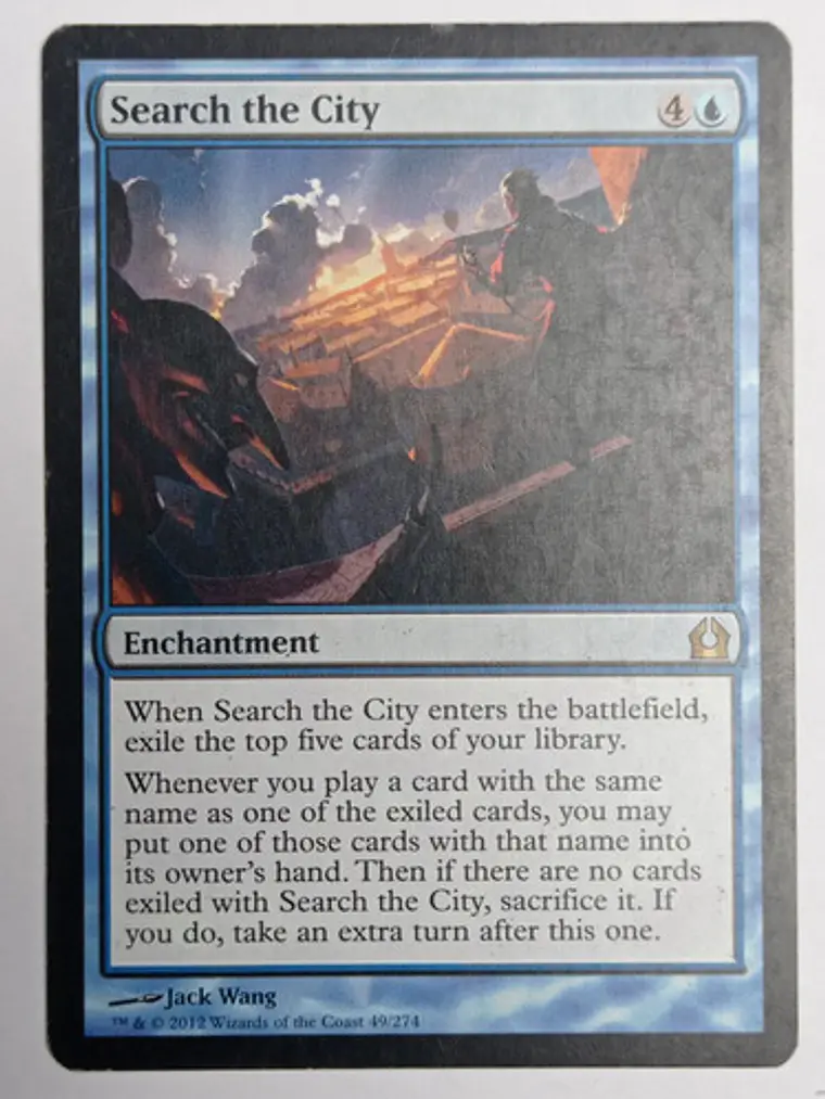 Carta Magic Search The City [theros] Mtg 1