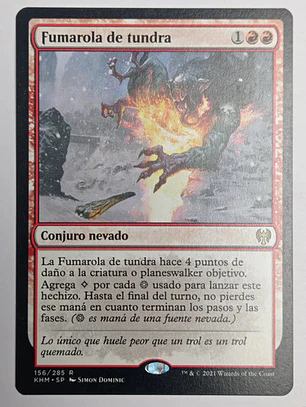 Carta Magic Fumarola De Tundra [kaldheim] Mtg