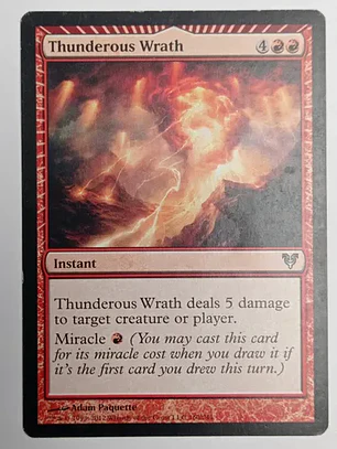 Carta Magic Thunderous Wrath [avacyn Restored] Mtg