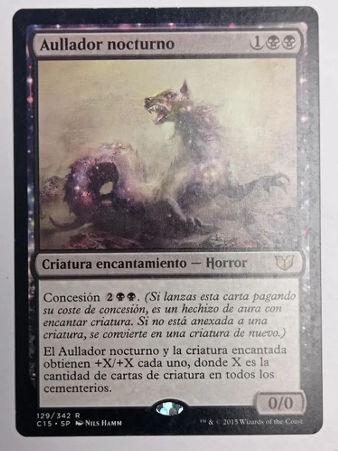 Carta Magic Aullador Nocturno [c15] Mtg 1