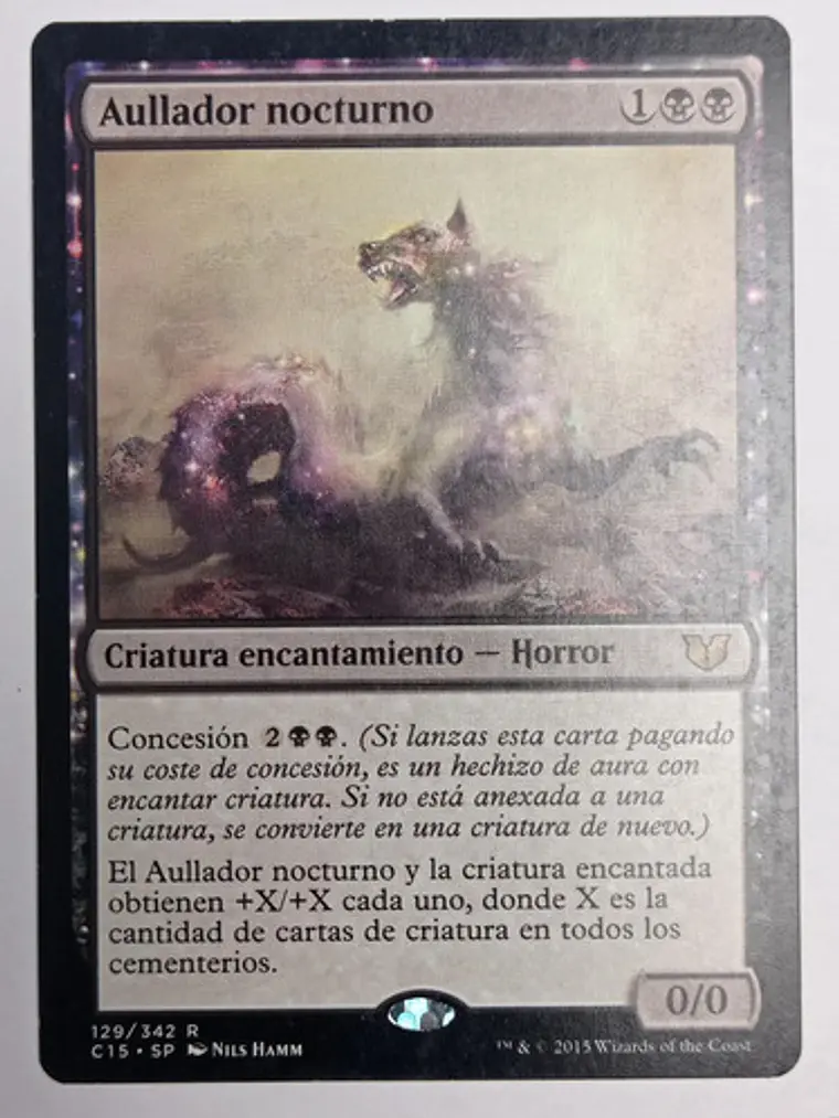 Carta Magic Aullador Nocturno [c15] Mtg 1