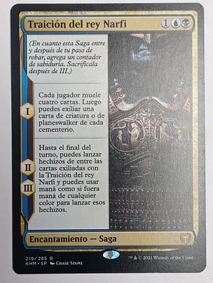 Carta Magic Traicion Del Rey Narfi [kaldheim] Mtg