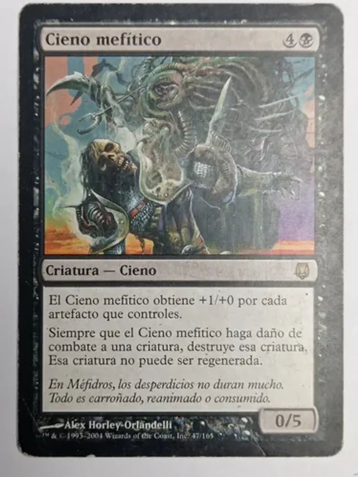 Carta Magic Cieno Mefitico [darksteel] Mtg 1