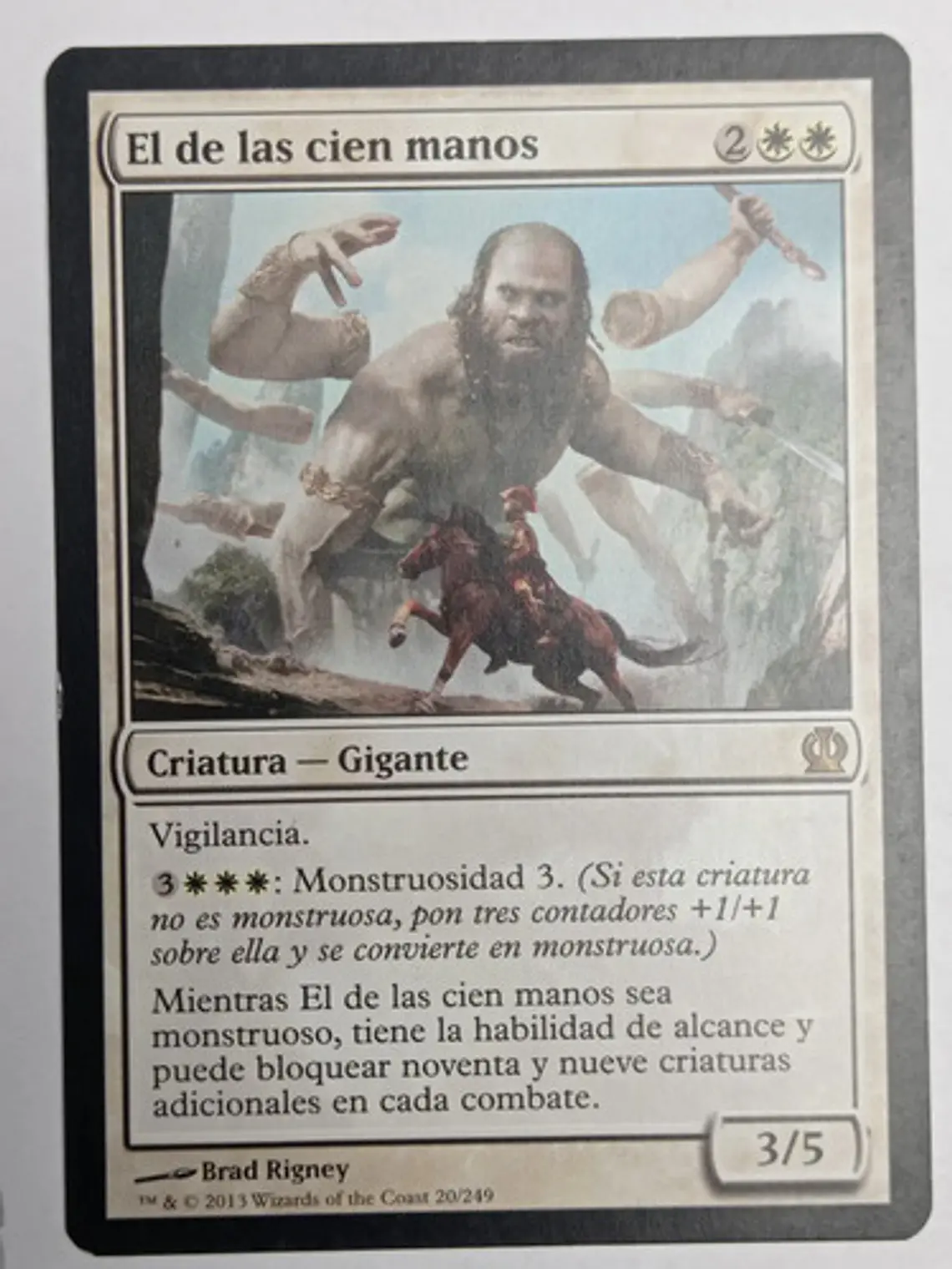 Carta Magic El De Las Cien Manos [theros] Mtg 1