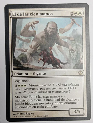 Carta Magic El De Las Cien Manos [theros] Mtg