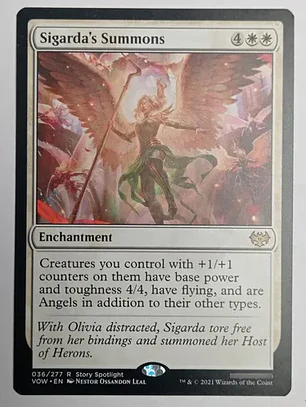 Carta Magic Sigarda's Summons [innistrad] Mtg