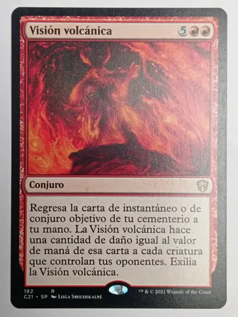 Carta Magic Vision Volcanica [c21] Mtg 1