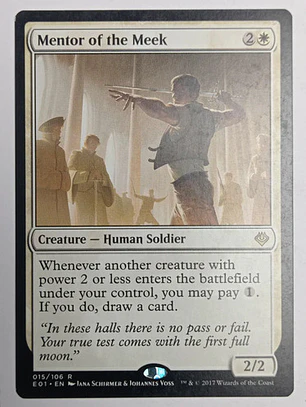 Carta Magic Mentor Of The Meek [nicol Bolas] Mtg