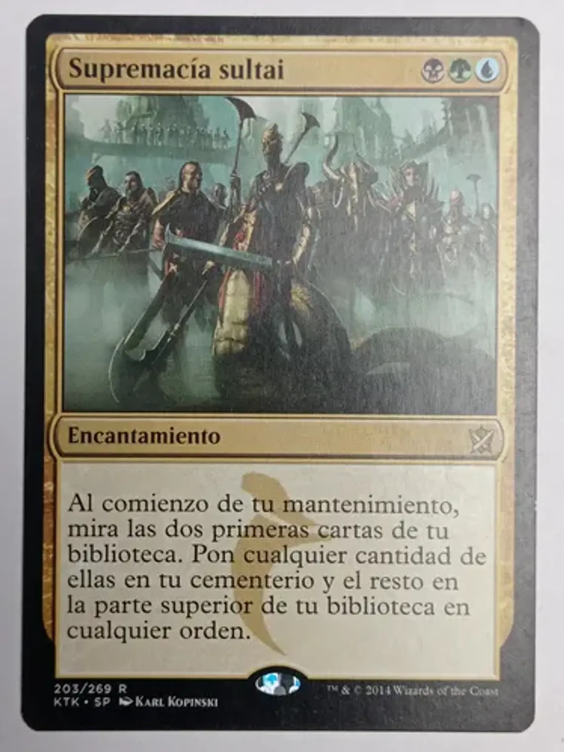 Carta Magic Supremacia Sultai [tarkir] Mtg 1