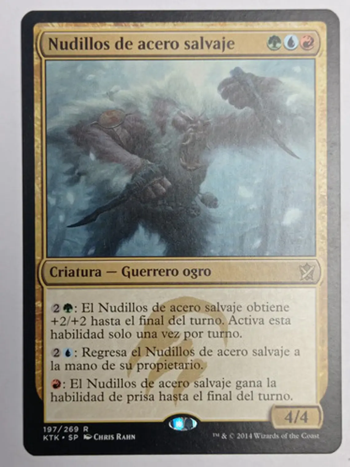 Carta Magic Nudillos De Acero Salvaje [tarkir] Mtg 1