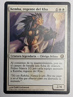 Carta Magic Kemba Regente Del Kha [scars Mirrodin] Mtg