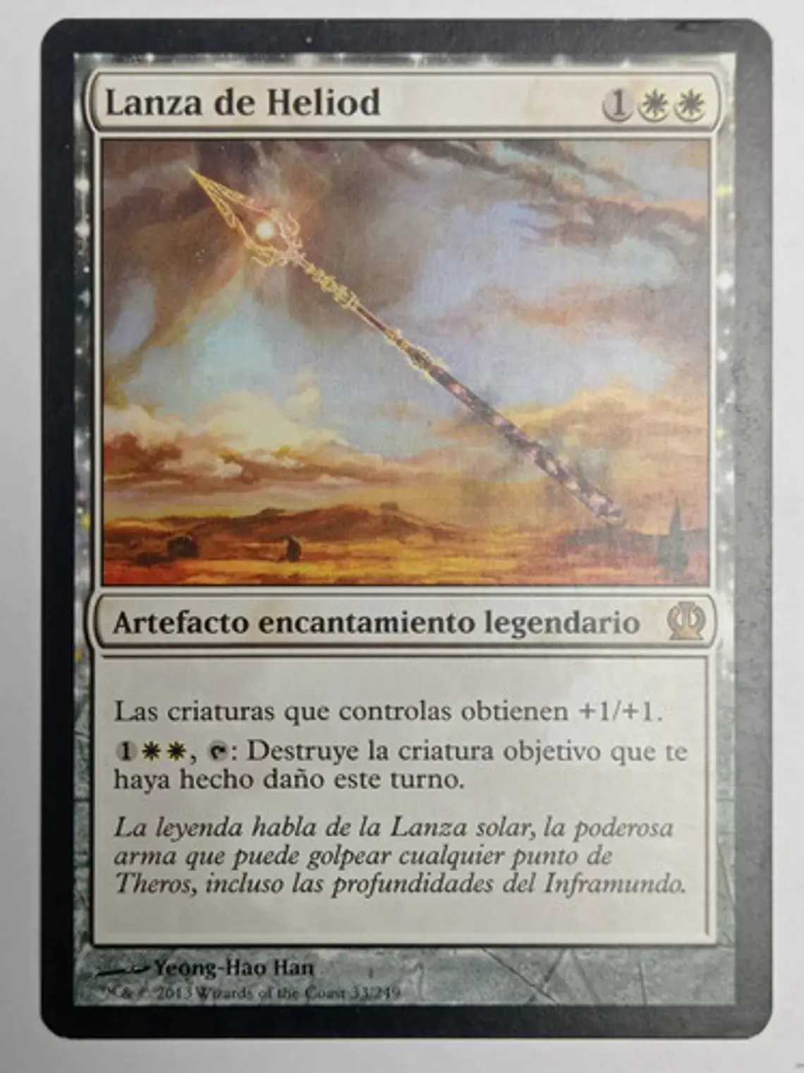 Carta Magic Lanza De Heliod [theros] Mtg 1