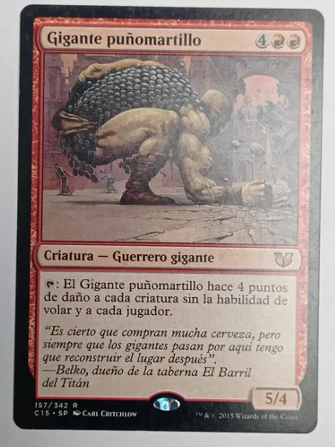 Carta Magic Gigante Puñomartillo [c15] Mtg 1