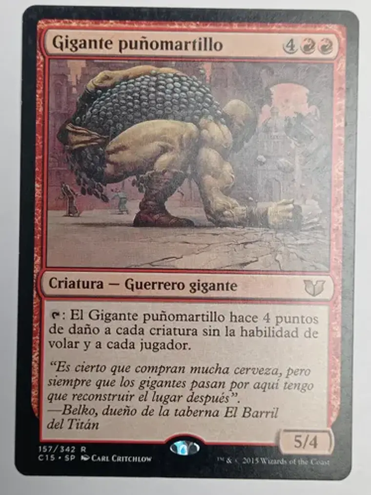 Carta Magic Gigante Puñomartillo [c15] Mtg 1
