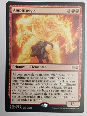 Carta Magic Amplifuego [ravnica] Mtg