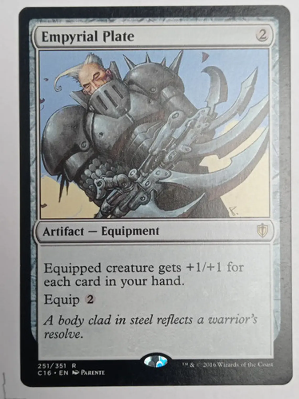 Carta Magic Empyrial Plate [c16] Mtg 1