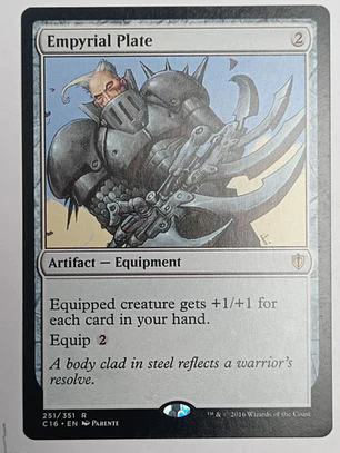 Carta Magic Empyrial Plate [c16] Mtg