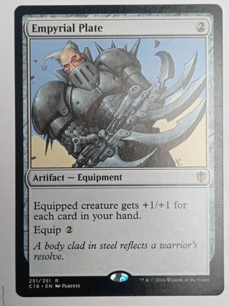 Carta Magic Empyrial Plate [c16] Mtg 1