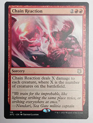 Carta Magic Chain Reaction [forgotten Realms] Mtg