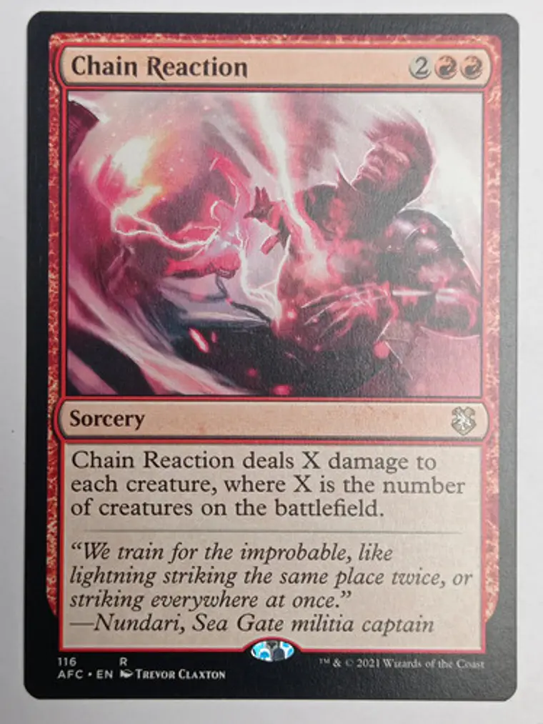 Carta Magic Chain Reaction [forgotten Realms] Mtg 1