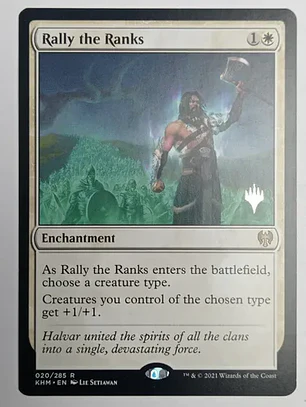 Carta Magic Rally The Ranks [kaldheim] Mtg