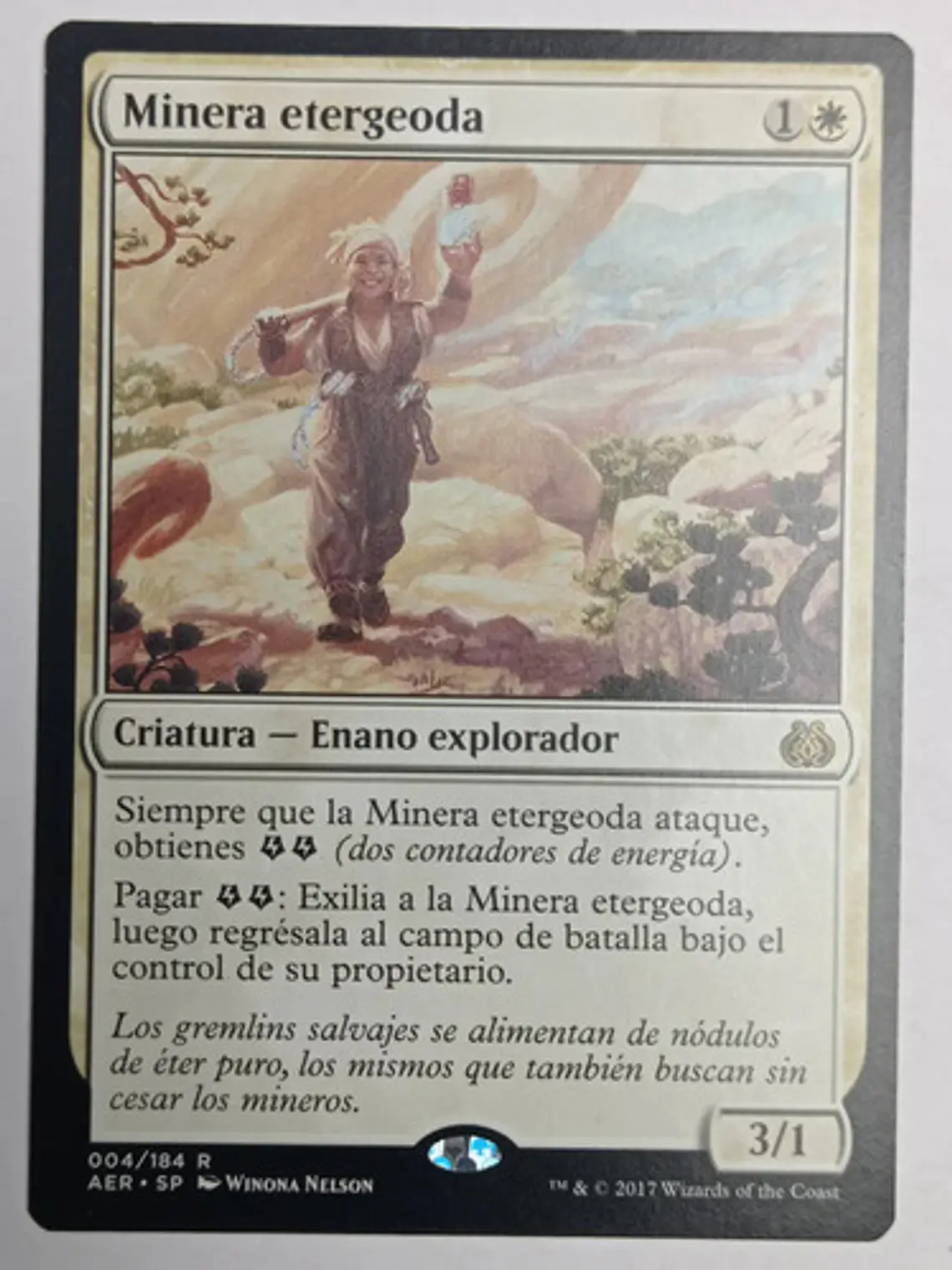 Carta Magic Minera Etergeoda [aether Revolt] Mtg 1