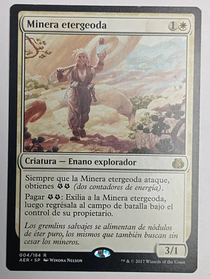 Carta Magic Minera Etergeoda [aether Revolt] Mtg